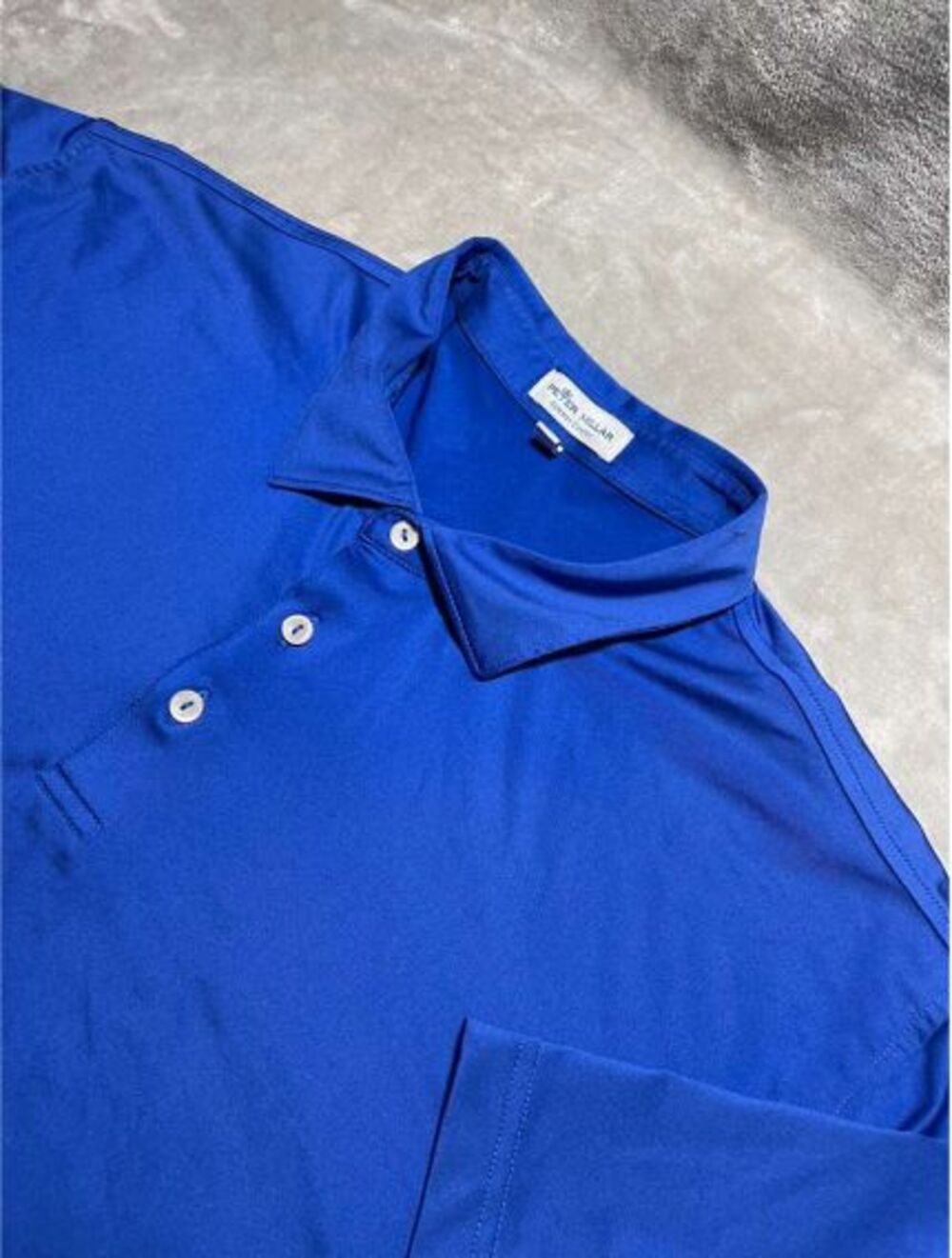 Peter Millar Polo Shirt Men XXL Blue Summer Comfort Golf Short Sleeve Performanc